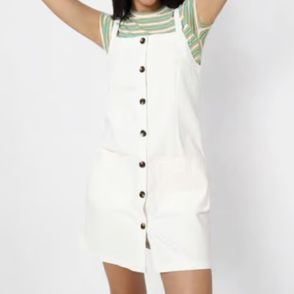 Hot Kiss Dresses & Skirts - Overalls Stretchy Botton down Skirt